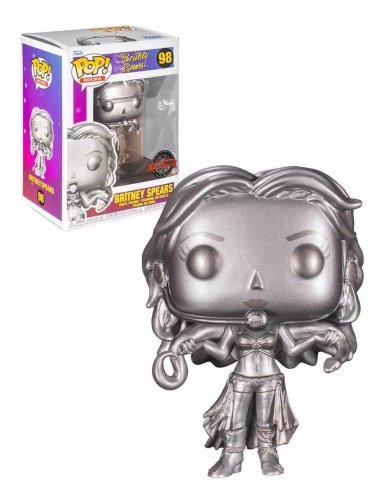 FUNKO POP NEGRO BRITNEY SPEARS SLAVE 4 U - PLATINUM SPECIAL (98) - 1