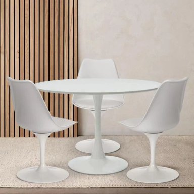SILLA COMEDOR TULIP CON BASE TULIP NÓRDICA - 4