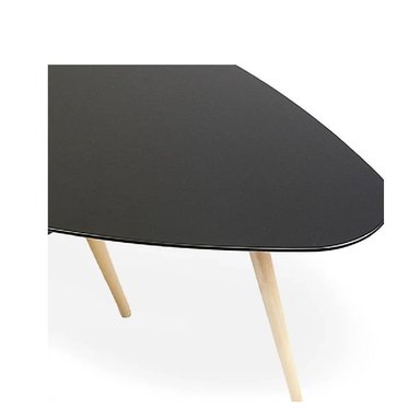 MESA CENTRO MOAD7888 ELIPSE MADERA NEGRO - 2