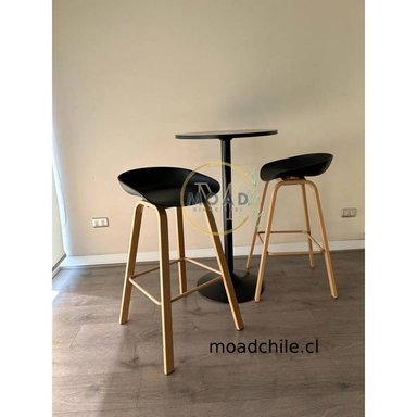 PISO BAR NORDICO NEGRO 75CM - 4