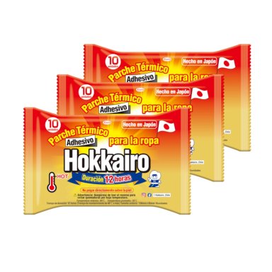 PACK PROMOCIONAL HOKKAIRO - 3 PACKS (30UN.) PARCHE TÉRMICO - 1