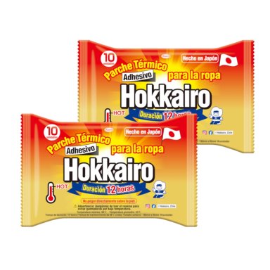 PACK PROMOCIONAL HOKKAIRO - 2 PACKS (20UN.) PARCHE TÉRMICO - 1