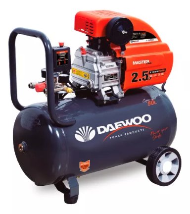 KIT DAEWOO COMPRESOR ELÉCTRICO DAC50D 50L 2.5HP + ACCESORIOS - 3