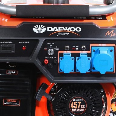 GENERADOR ELECTRICO A GASOLINA 7900W 17.5HP DAEWOO GDA11050E - 6