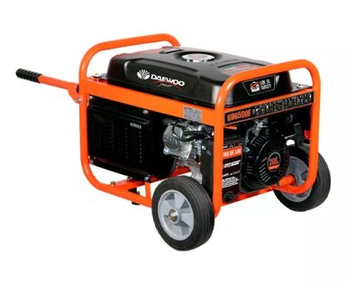 GENERADOR ELÉCTRICO A GASOLINA 5500W 13HP 4T DAEWOO GD6500E - 4