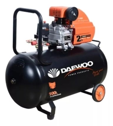 COMPRESOR DE AIRE ELÉCTRICO DAEWOO DAC100D 100L 2.5HP 220V - 1
