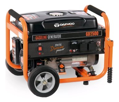 GENERADOR ELÉCTRICO DAEWOO A GASOLINA 2 KW 6.5 HP 4T MONOCILINDRICO - 1