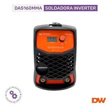SET SOLDADORA DAEWOO INVERTER 160A 220V IGBT MMA + ACCESORIOS - 2