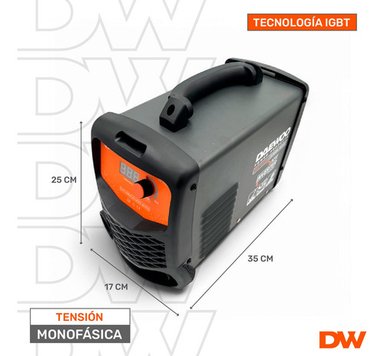 SET SOLDADORA DAEWOO INVERTER 160A 220V IGBT MMA + ACCESORIOS - 3