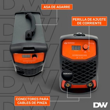 SET SOLDADORA DAEWOO INVERTER 160A 220V IGBT MMA + ACCESORIOS - 6