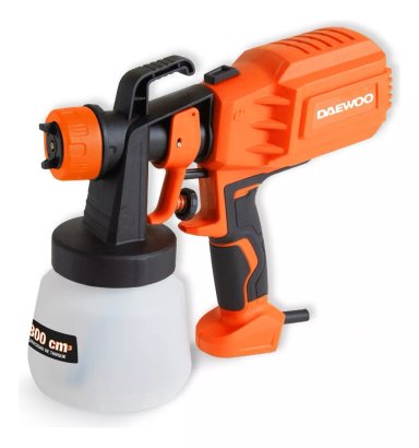 PISTOLA PINTURA DAEWOO ELÉCTRICA 450 W 800 ML DWP1828 - 1