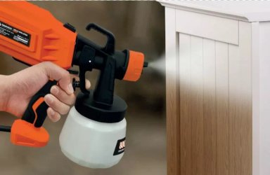 PISTOLA PINTURA DAEWOO ELÉCTRICA 450 W 800 ML DWP1828 - 2