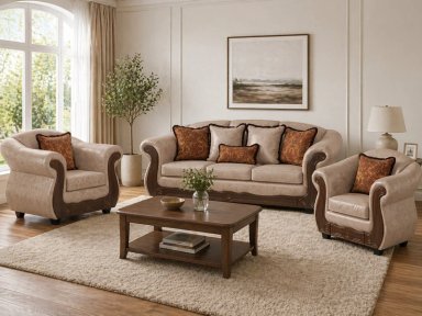 JUEGO DE LIVING 3 1 1 ESTAMBUL BEIGE - 1