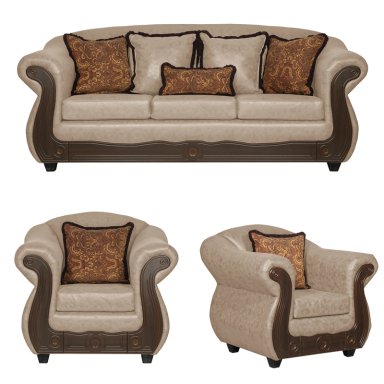 JUEGO DE LIVING 3 1 1 ESTAMBUL BEIGE - 3