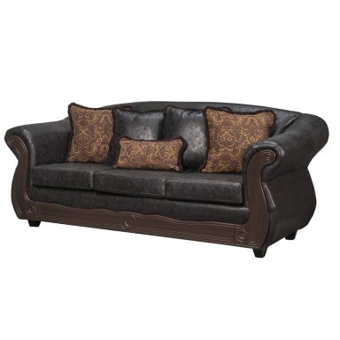 JUEGO DE LIVING 3 2 1  ESTAMBUL NEGRO - 5