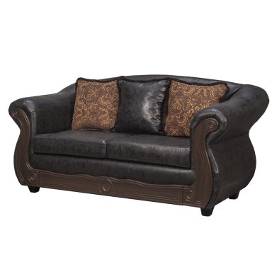 JUEGO DE LIVING 3 2 1  ESTAMBUL NEGRO - 8
