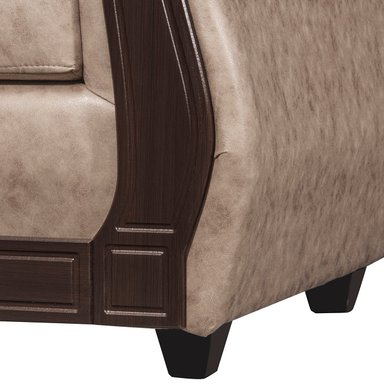 JUEGO DE LIVING 3 2 SOFIA PU BEIGE - 7