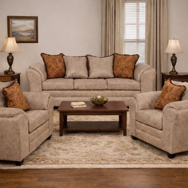 JUEGO DE LIVING 311 ACONCAGUA BEIGE - 1