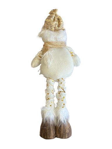 MUÑECO NAVIDAD SNOWMAN GOLD 55 CM - 2