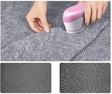 SACA PELUSAS REMOVEDOR RECARGABLE PELOS Y MOTA ROPA TELAS MULTICOLOR SK-883 COLOR AL AZAR - 7