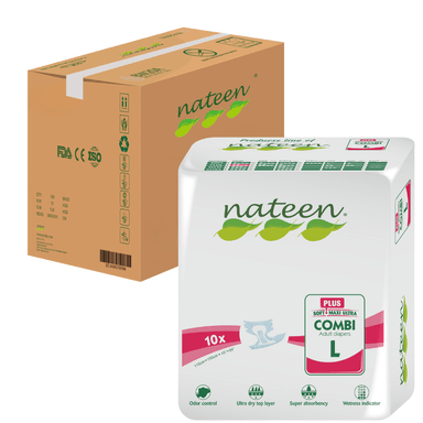 PAÑAL ADULTO COMBI PLUS L - 80 UNIDADES - 1
