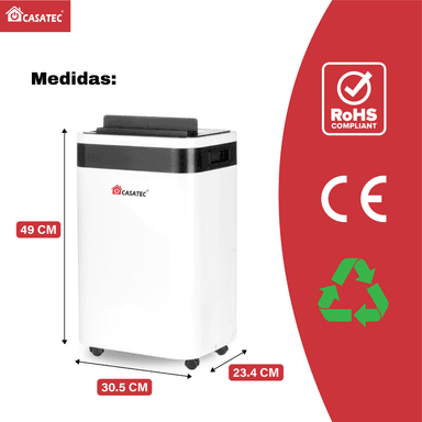 DESHUMIDIFICADOR DE AIRE GTD-250 Plus WIFI 40M2/ CASATEC - 8