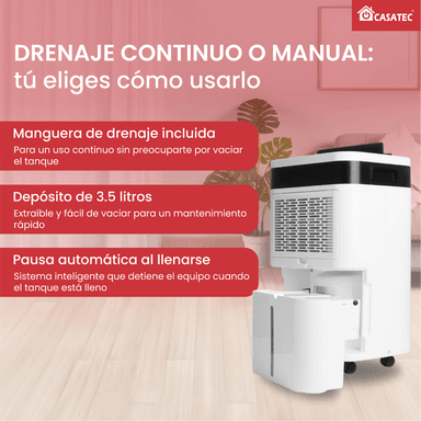DESHUMIDIFICADOR DE AIRE GTD-250 Plus WIFI 40M2/ CASATEC - 10