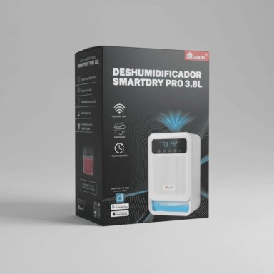 Deshumidificador De Aire Smartdry Pro Con Ionizador De Aire 3.8 Lts - 3