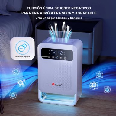 Deshumidificador De Aire Smartdry Pro Con Ionizador De Aire 3.8 Lts - 5