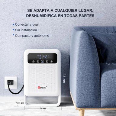 Deshumidificador De Aire Smartdry Pro Con Ionizador De Aire 3.8 Lts - 11