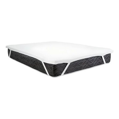 SOBRE COLCHON TOPPER DE ESPUMA VISCO ELASTICO SUPER KING - 1