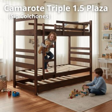 CAMAROTE DESMONTABLE TRIPLE 1.5 PLAZA - 4