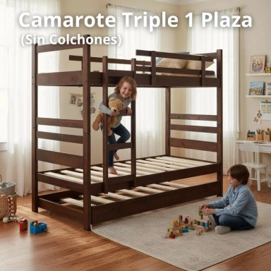 CAMAROTE DESMONTABLE TRIPLE 1 PLAZA - 4