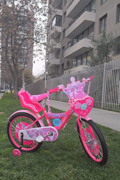 BICICLETA ARO 20 INFANTIL QUEEN ROSADA YD - 2