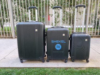 SET DE 3 MALETAS S-M-L NEGRA - 3