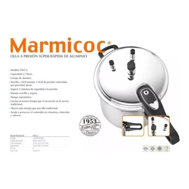 OLLA A PRESIÓN MARMICOC 5.7 LITROS FAST - 2