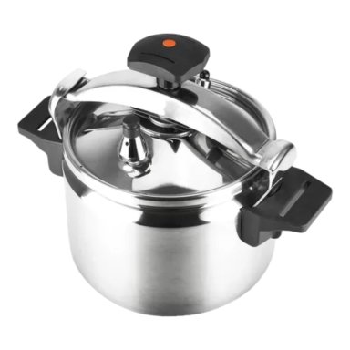 OLLA A PRESION ALUMAX 10 LITROS MARMICOC PLATEADO - 1