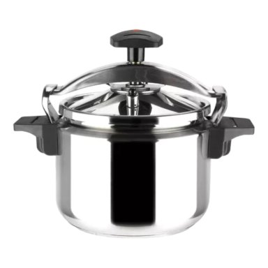 OLLA A PRESION ALUMAX 10 LITROS MARMICOC PLATEADO - 2