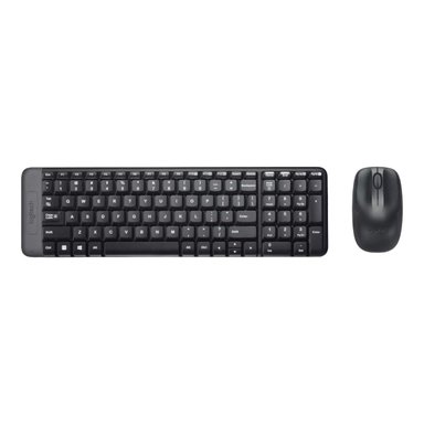 KIT TECLADO Y MOUSE INALAMBRICO LOGITECH MK220 - 1