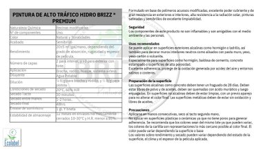 PINTURA BAUM/BRIZZ VERDE ALTO TRAFICO HIDROREPELENTE TINETA 16 L - 4