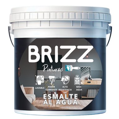 PINTURA BAUM/BRIZZ BLANCO HUESO EMALTE AL AGUA TINETA 16 L - 1
