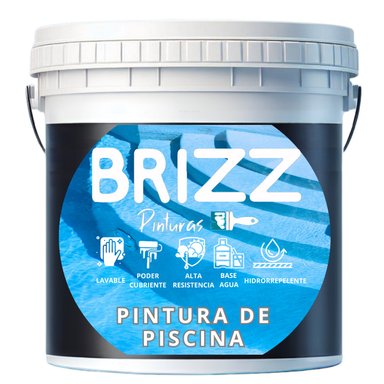 PINTURA BAUM/BRIZZ AZUL TAHITI PARA PISCINA TINETA 16 L - 1