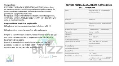PINTURA BAUM/BRIZZ AZUL TAHITI PARA PISCINA TINETA 16 L - 4