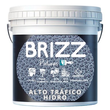 PINTURA BAUM/BRIZZ ROJO BERMELLON ALTO TRAFICO HIDROREPELENTE TINETA 16 L - 1