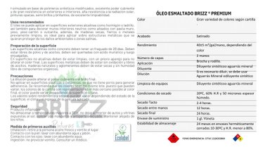 PINTURA BAUM/BRIZZ CAFÉ MORO OLEO ESMALTADO TINETA 16 L - 4