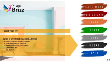 PINTURA BAUM/BRIZZ NEGRO EMALTE SINTETICO GALÓN 4 L - 2