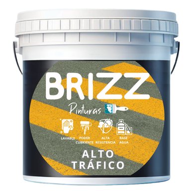 PINTURA BAUM/BRIZZ VERDE ALTO TRAFICO BASE AGUA TINETA 16 L - 1