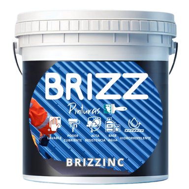 PINTURA BAUM/BRIZZ CAFÉ MORO PARA TECHO BRIZZINC TINETA 16 L - 1