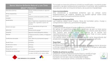 BARNIZ BAUM BRIZZ MARINO “NATURAL” GALÓN 4 L - 4