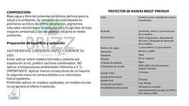 PROTECTOR MADERA BAUM BRIZZ IMPRÉGNATE “CASTAÑO” GALÓN 4 L - 4